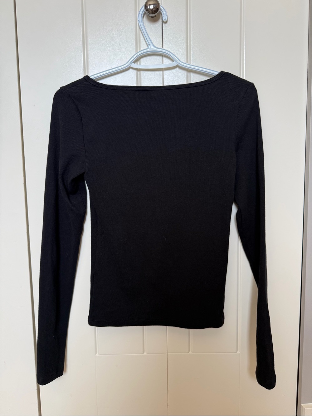 HomeStretch™ Rib Squareneck Longsleeve - Picture 4 of 4